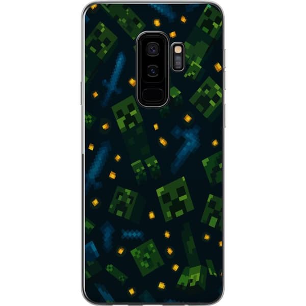Samsung Galaxy S9+ Gennemsigtig cover Minecraft Dungeons Mob