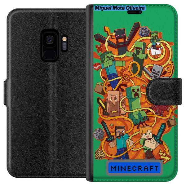 Samsung Galaxy S9 Tegnebogsetui Minecraft
