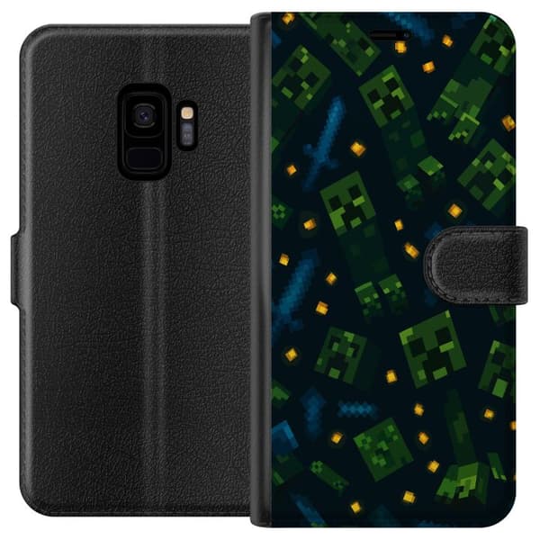 Samsung Galaxy S9 Tegnebogsetui Minecraft Dungeons Mob