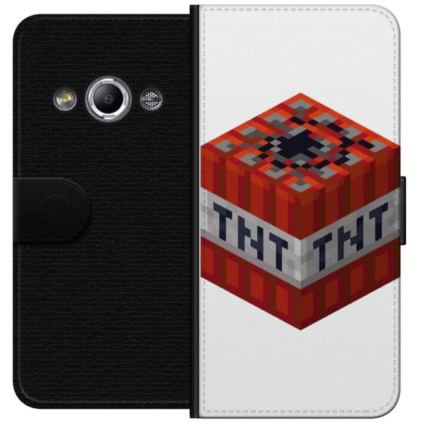 Samsung Galaxy Xcover 3 Tegnebogsetui Minecraft TNT