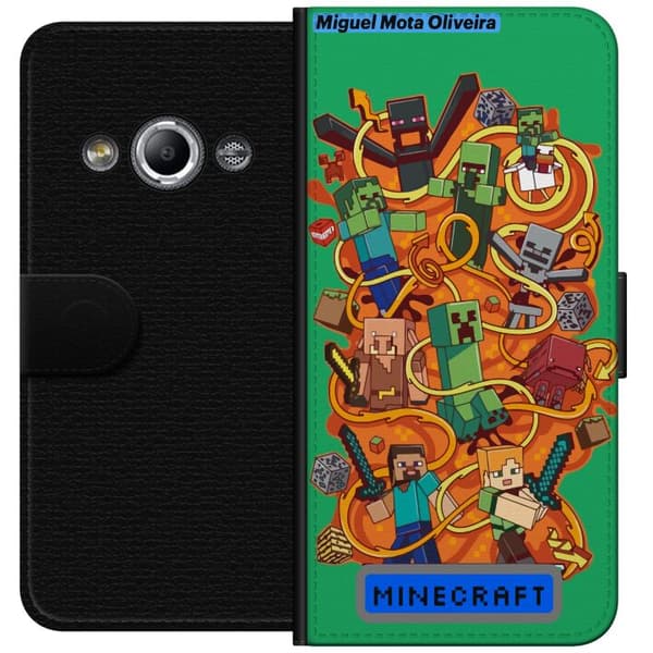 Samsung Galaxy Xcover 3 Lommeboketui Minecraft