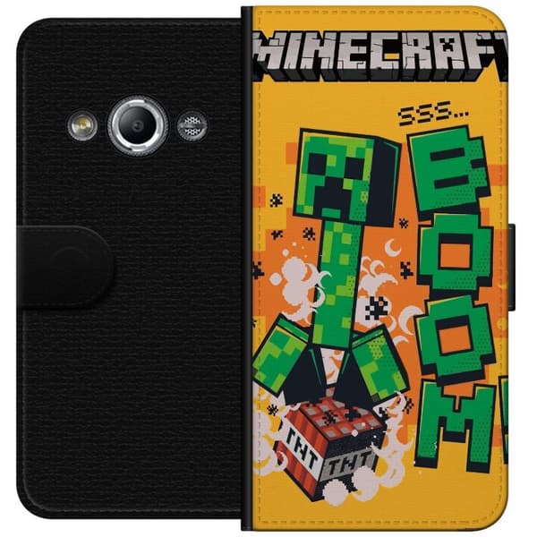 Samsung Galaxy Xcover 3 Lommeboketui Minecraft Boom