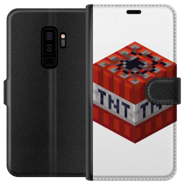 Samsung Galaxy S9+ Tegnebogsetui Minecraft TNT
