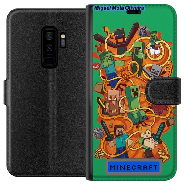 Samsung Galaxy S9+ Tegnebogsetui Minecraft