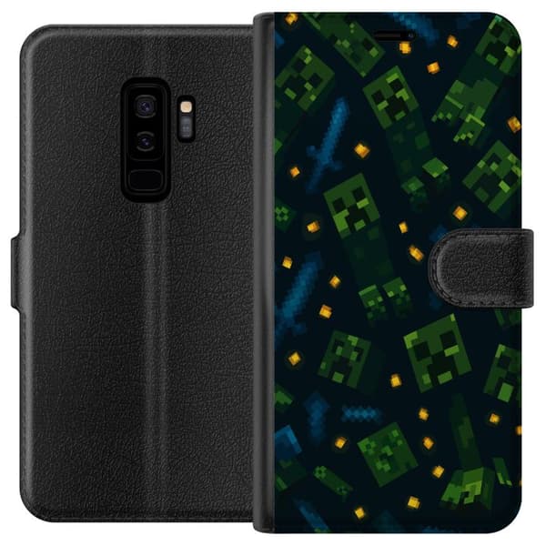 Samsung Galaxy S9+ Tegnebogsetui Minecraft Dungeons Mob