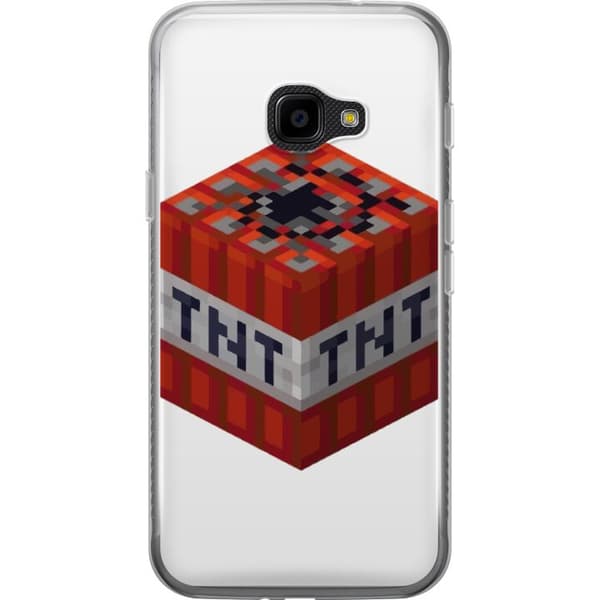 Samsung Galaxy Xcover 4 Gennemsigtig cover Minecraft TNT