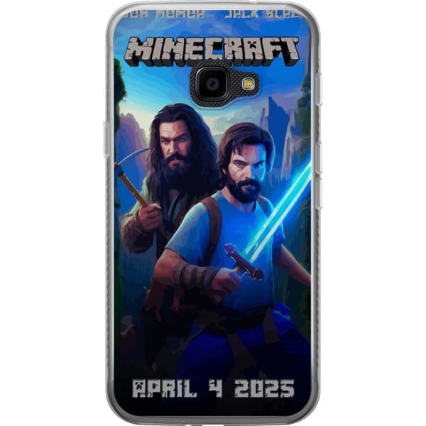 Samsung Galaxy Xcover 4 Gennemsigtig cover En Minecraft-film