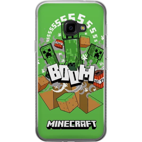 Samsung Galaxy Xcover 4 Gennemsigtig cover Minecraft Boom
