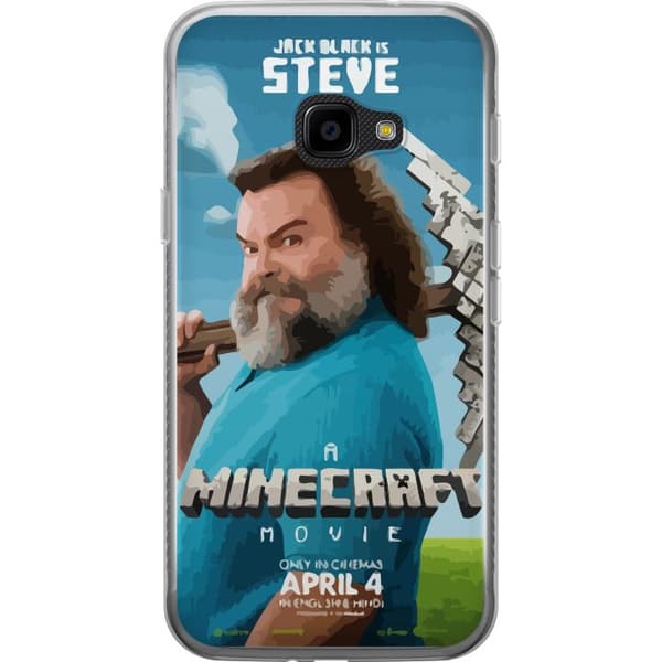 Samsung Galaxy Xcover 4 Gennemsigtig cover En Minecraft-film