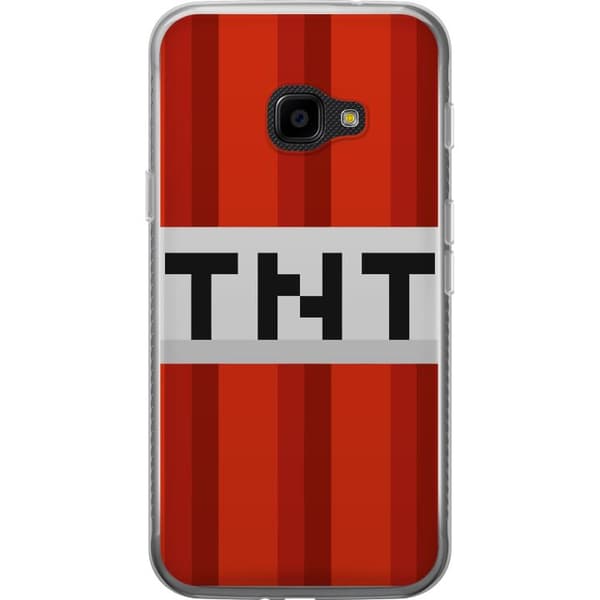 Samsung Galaxy Xcover 4 Genomskinligt Skal Minecraft TNT