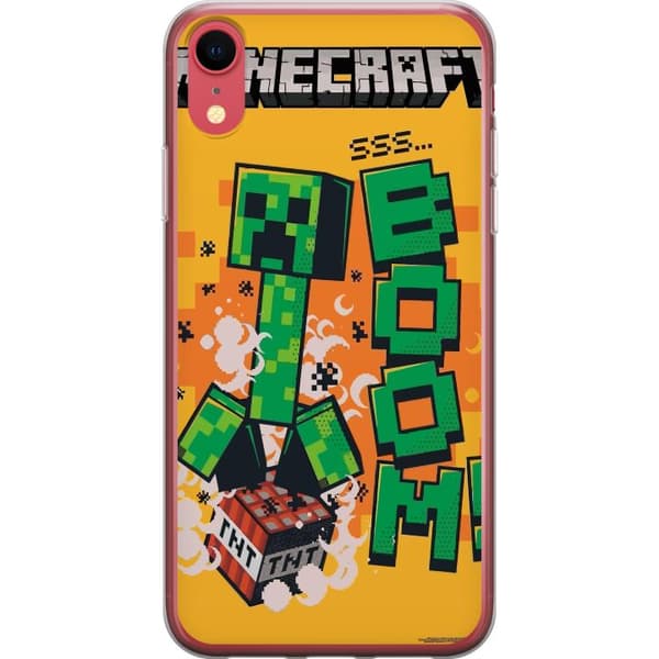 Apple iPhone XR Gennemsigtig cover Minecraft Boom