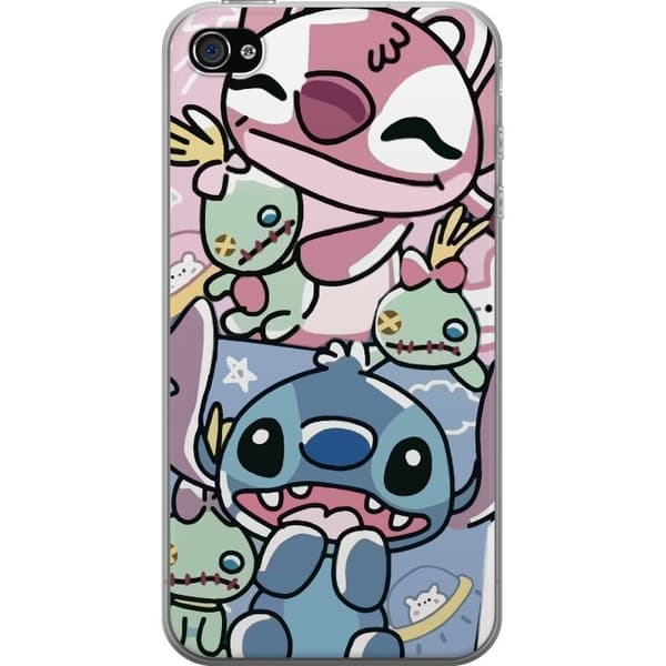 Apple iPhone 4 Genomskinligt Skal Stitch