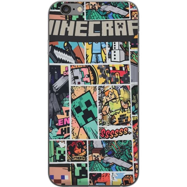 Apple iPhone 6 Plus Genomskinligt Skal Minecraft Art