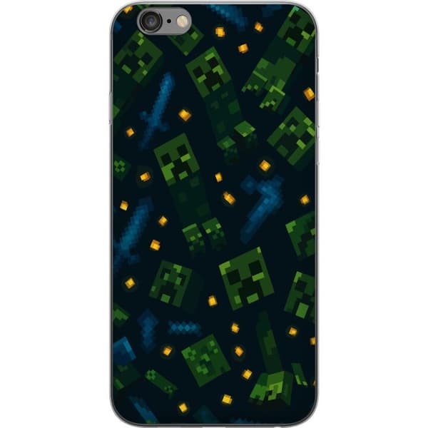 Apple iPhone 6 Plus Läpinäkyvä kuori Minecraft Dungeons Mob