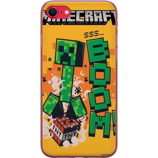 Apple iPhone 8 Gennemsigtig cover Minecraft Boom