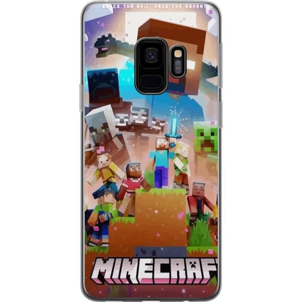 Samsung Galaxy S9 Gennemsigtig cover Minecraft