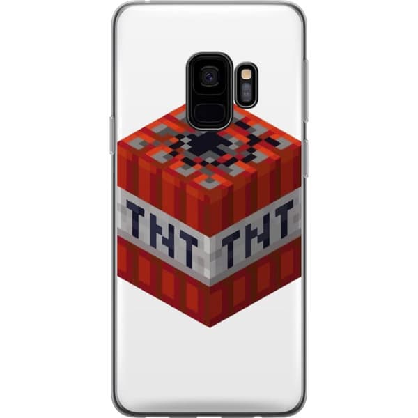 Samsung Galaxy S9 Gennemsigtig cover Minecraft TNT