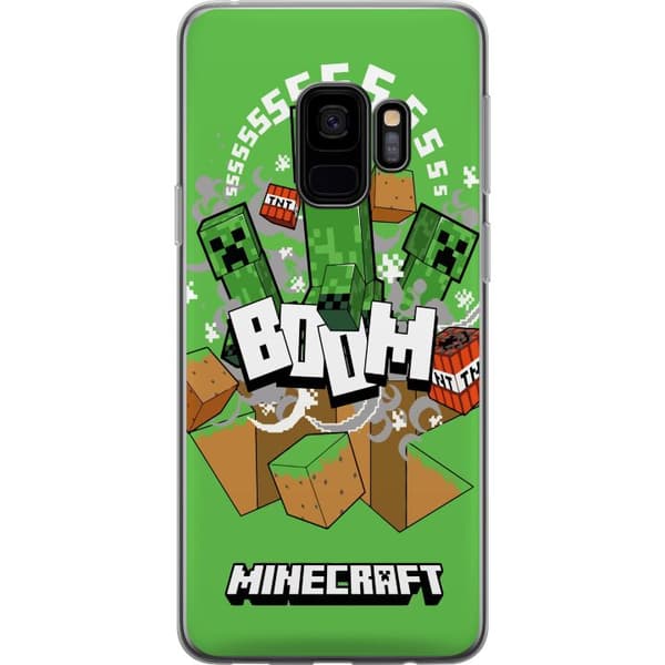 Samsung Galaxy S9 Gennemsigtig cover Minecraft Boom