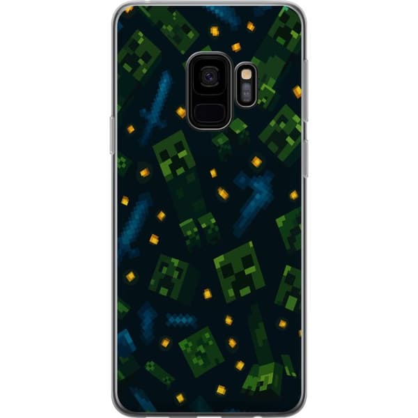 Samsung Galaxy S9 Gennemsigtig cover Minecraft Dungeons Mob