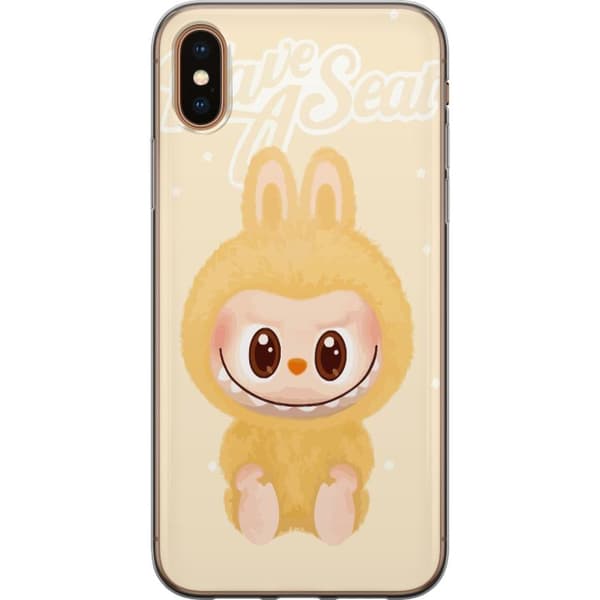 Apple iPhone XS Max Gjennomsiktig deksel Pop mart labubu