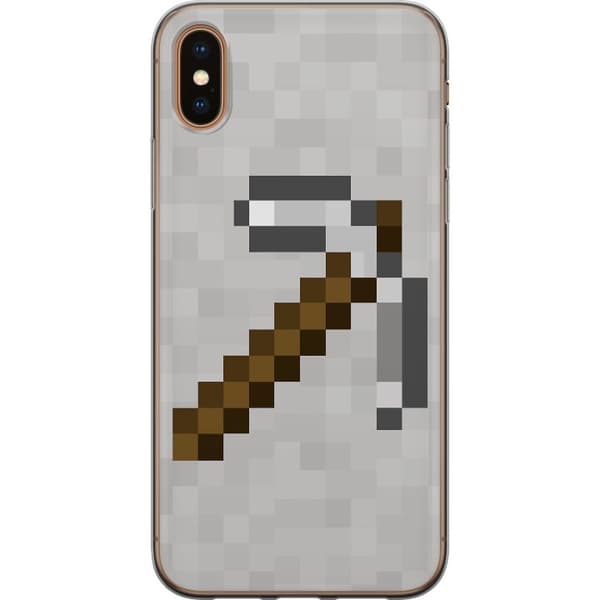 Apple iPhone XS Max Gennemsigtig cover Minecraft Værktøjer