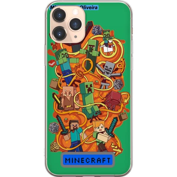 Apple iPhone 11 Pro Gjennomsiktig deksel Minecraft