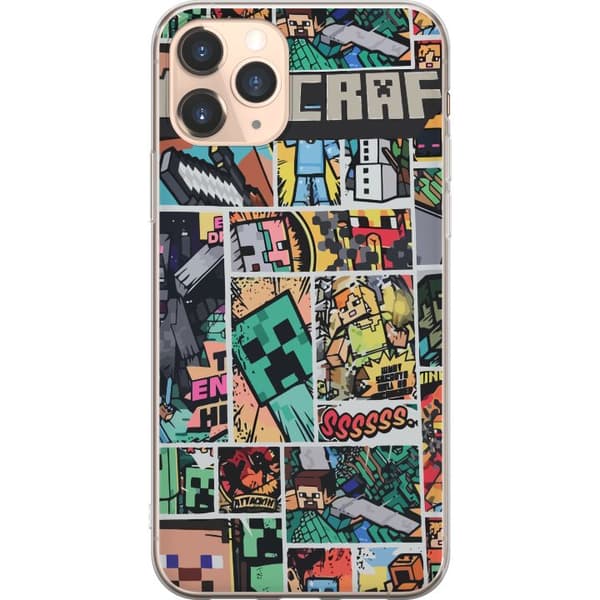 Apple iPhone 11 Pro Gennemsigtig cover Minecraft Kunst
