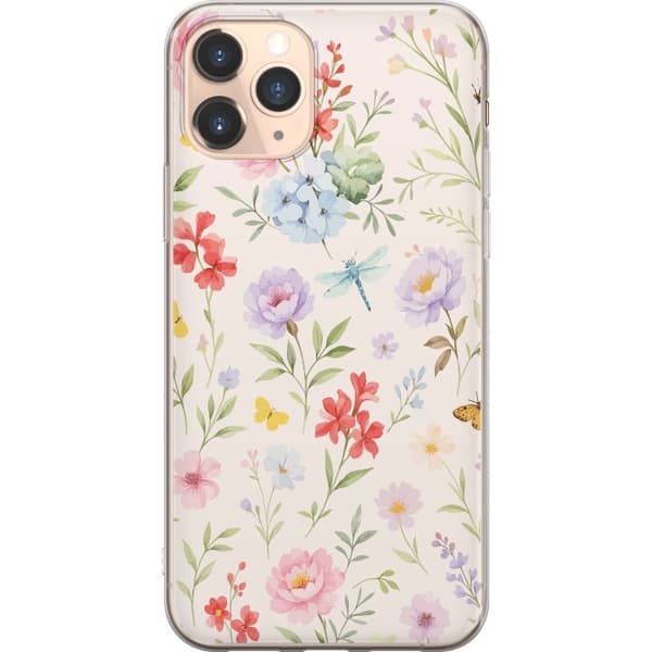 Apple iPhone 11 Pro Gjennomsiktig deksel Blomster
