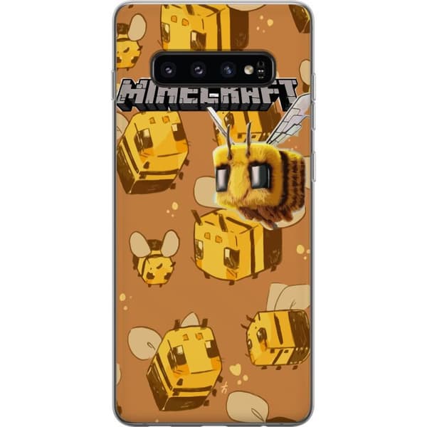 Samsung Galaxy S10 Gennemsigtig cover Minecraft Bi