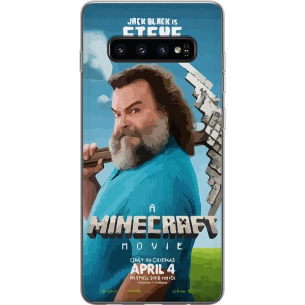 Samsung Galaxy S10 Läpinäkyvä kuori Minecraft-elokuva