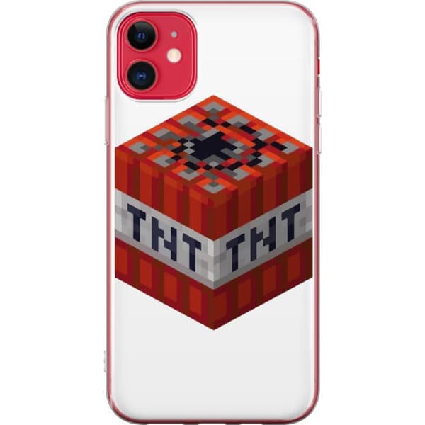 Apple iPhone 11 Gjennomsiktig deksel Minecraft TNT