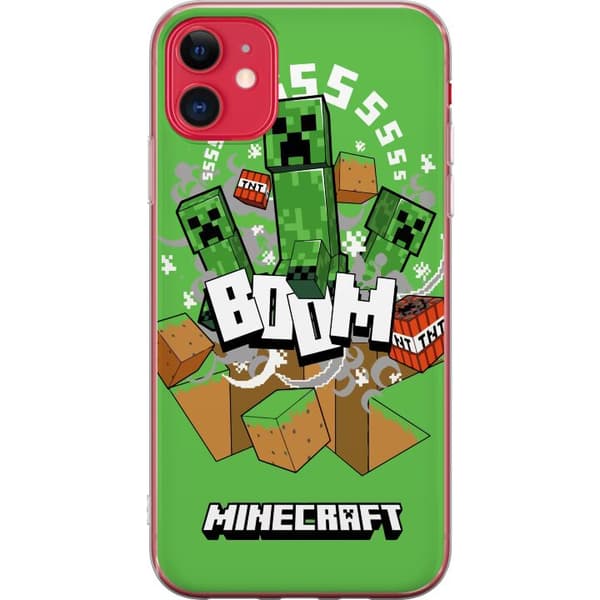 Apple iPhone 11 Gjennomsiktig deksel Minecraft Boom