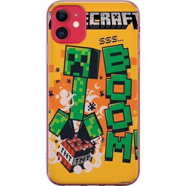 Apple iPhone 11 Gjennomsiktig deksel Minecraft Boom