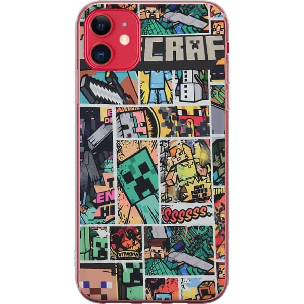 Apple iPhone 11 Gjennomsiktig deksel Minecraft Kunsthåndverk