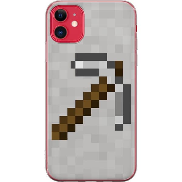 Apple iPhone 11 Gjennomsiktig deksel Minecraft Verktøy