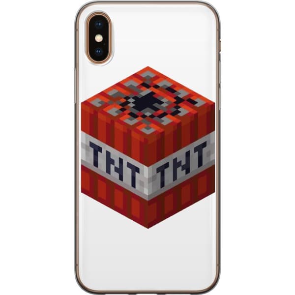 Apple iPhone X Gjennomsiktig deksel Minecraft TNT