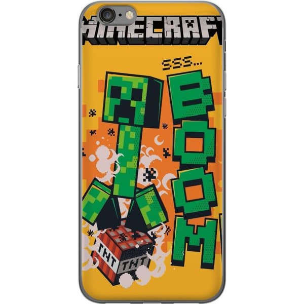 Apple iPhone 6s Läpinäkyvä kuori Minecraft Boom