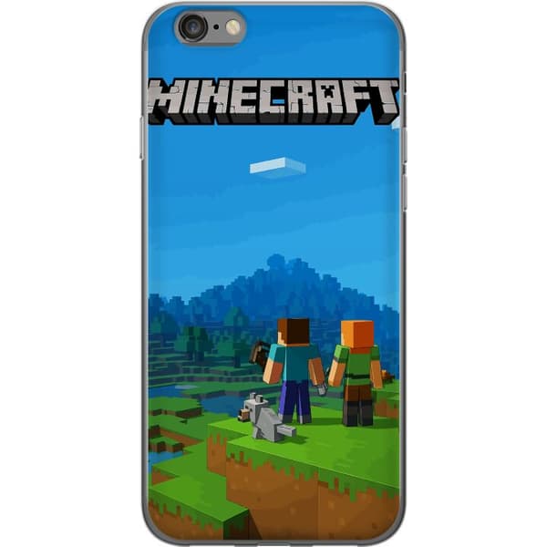Apple iPhone 6s Läpinäkyvä kuori Minecraft Key Art