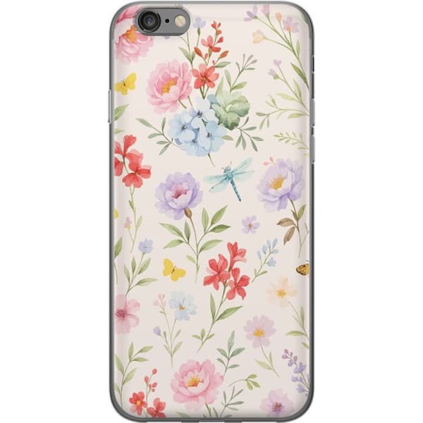 Apple iPhone 6s Gennemsigtig cover Blomster