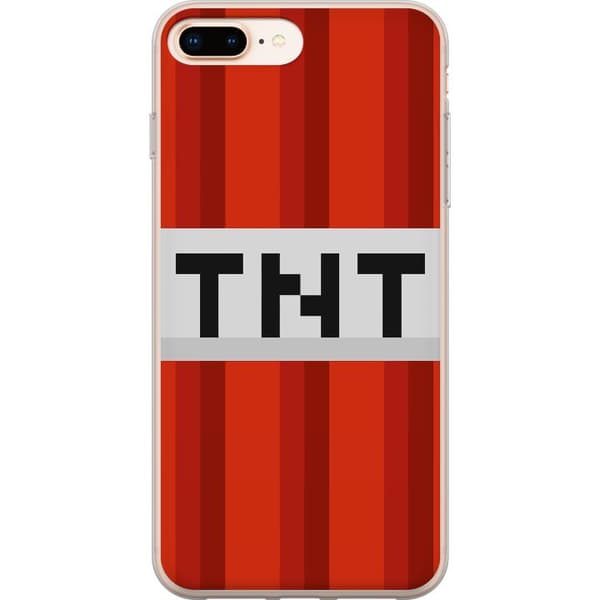 Apple iPhone 7 Plus Läpinäkyvä kuori Minecraft TNT