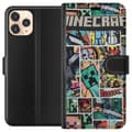 Miniatyrbillede 1 af 3: Apple iPhone 11 Pro Tegnebogsetui Minecraft Kunst