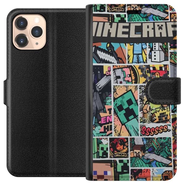 Apple iPhone 11 Pro Tegnebogsetui Minecraft Kunst