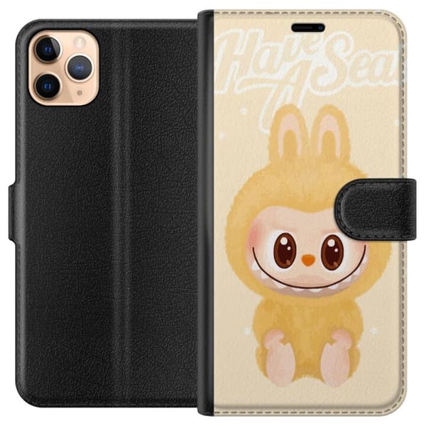 Apple iPhone 11 Pro Max Plånboksfodral Pop mart labubu