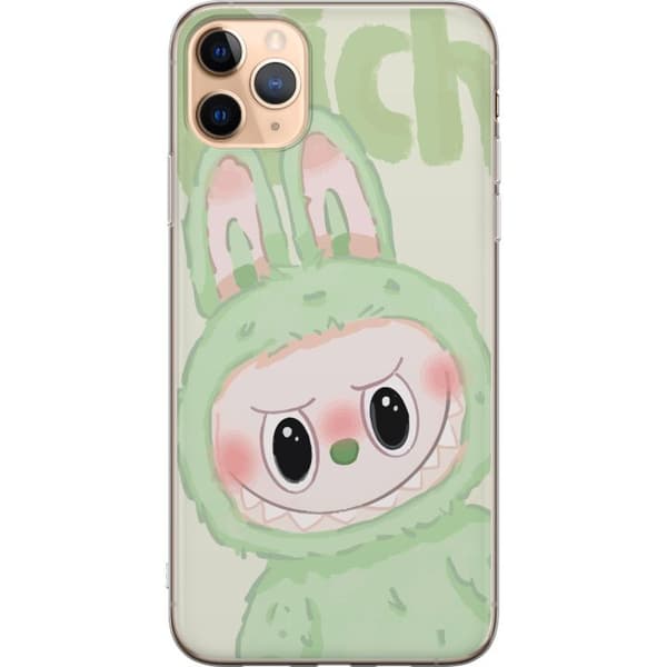 Apple iPhone 11 Pro Max Gjennomsiktig deksel Pop mart labubu