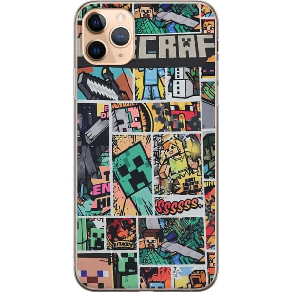 Apple iPhone 11 Pro Max Gjennomsiktig deksel Minecraft Kunsthåndverk