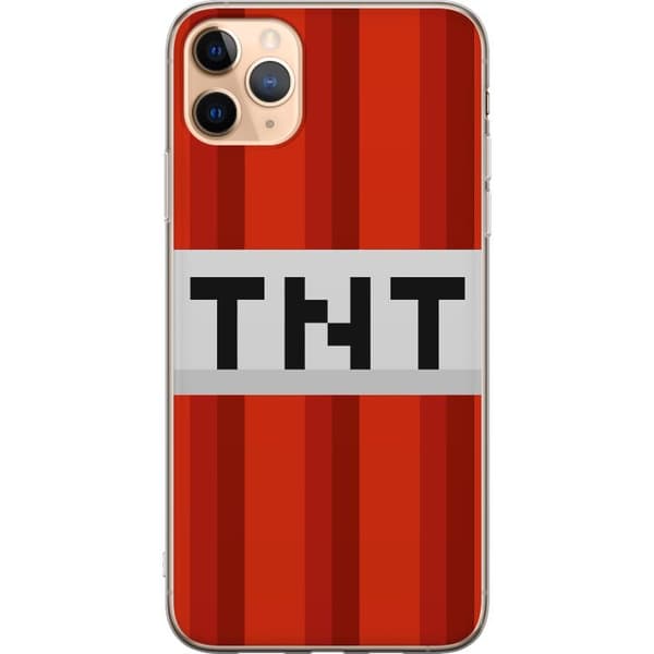 Apple iPhone 11 Pro Max Genomskinligt Skal Minecraft TNT