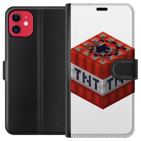Apple iPhone 11 Plånboksfodral Minecraft TNT