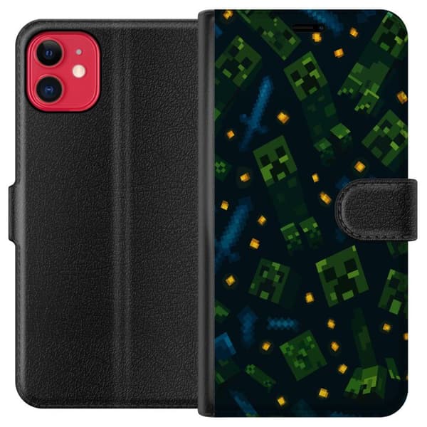 Apple iPhone 11 Tegnebogsetui Minecraft Dungeons Mob
