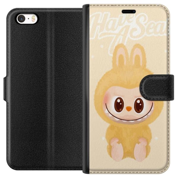 Apple iPhone 5 Lompakkokotelo Pop mart labubu