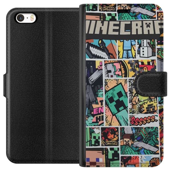 Apple iPhone 5 Lommeboketui Minecraft Kunsthåndverk
